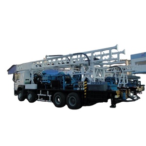 Camion de forage de puits Howo 12 roues d'occasion, équipement hydraulique 1000m - Product Image 3