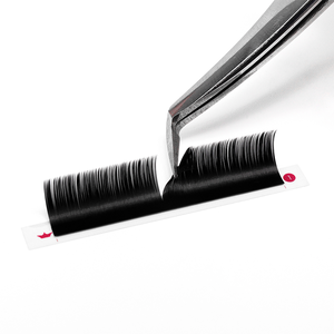 CharmLash Lash Extension Fournitures de gros Extensions de cils Soie Mat Noir Volume russe Cils Unique Individuel Noir profond - Product Image 1
