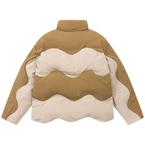 Chaqueta Bomber de Diseño Único 2025, Chaqueta Acolchada de Moda para Hombre, Diseño de Olas, Chaqueta Acolchada de Invierno para Hombre - Product Image 6