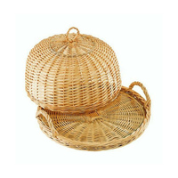 Nouveau design 2026 Panier de rangement alimentaire décoratif tressé avec couvercle, emballage OEM du fabricant vietnamien