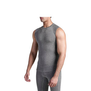 Conjunto de Compresión Personalizado al por Mayor para Hombre, Nuevo Diseño de 2 Piezas, Ropa de Gimnasio con Camiseta y Pantalones de Compresión - Product Image 4