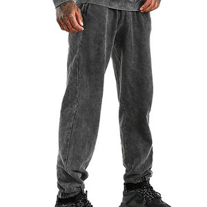 Chándal Vintage lavado con ácido personalizado para hombre, Conjunto de sudadera con capucha y pantalones de chándal de invierno con pantalón acampanado, traje Unisex para adultos 2026 - Product Image 5