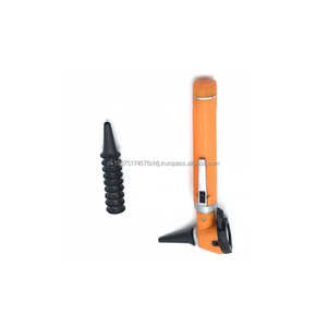 Electric Compact Fiberoptic <b>Otoscope</b> Stainless Steel Orange Color High-Definition Illumination CE ISO Certified OEM Private - Product Image 6