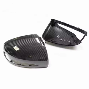Capuchon de rétroviseur de remplacement en fibre de carbone sèche RHD pour couvercle de rétroviseur en fibre de carbone sèche W205 c63 - Product Image 5