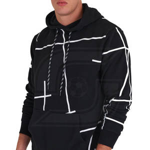 Sweat à capuche personnalisé pour hommes, dernier Design, fermeture éclair, fabriqué au Pakistan, 2023 - Product Image 2