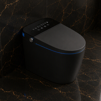 WC intelligent haut de gamme avec chasse d'eau automatique et bidet à eau chaude pour salle de bain moderne