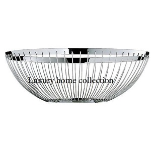 Top rated large capacity premium metal fruit <b>basket</b> for fresh produce <b>display</b> on center dining tables or kitchen areas - Product Image 2