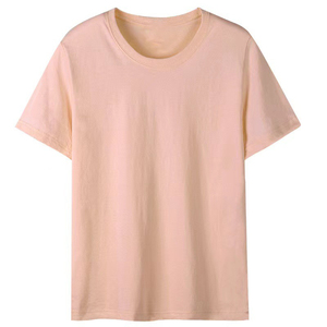 OEM personalizado Logo pesado 200g algodón peinado cuello redondo manga corta Camiseta para hombres y mujeres hombres - Product Image 6