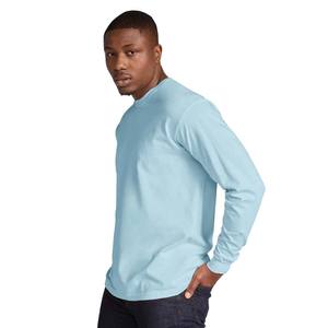 T-shirt en coton à manches longues en coton Supima respirant - Product Image 3