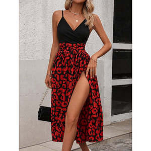 Robe Kadin Ip Askili Kruvaze Yakali ust Janjan Alt Suprem, 37926 - Rouge - Product Image 2