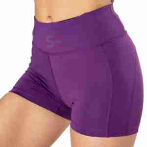 Ensemble de shorts d'été deux pièces personnalisables pour femmes Short de motard blanc personnalisé avec haut long pour les tenues de gymnastique - Product Image 4