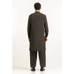 Pantalones de Traje de Corte Regular KP-EMB25-001, Color Verde Militar, 100% Algodón, con Función Antiencogimiento, Diseño Elegante para un Uso Cómodo - Product Image 2