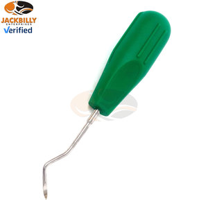 JACKBILLY Premium Grade Dental Root Tip Heidbrink Elevador Izquierda H2 con Mango Verde Alemán Acero Inoxidable Instrumento Dental - Product Image 2
