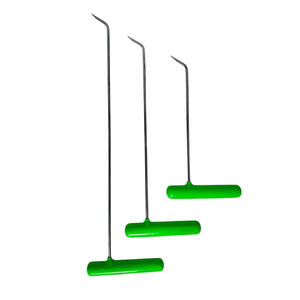 Zyphor Edition, 3 piezas, punta afilada, herramientas PDR de curva única, varillas de reparación de abolladuras sin pintura, acero inoxidable - Product Image 1