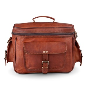 Lujo impermeable Crazy Horse cuero hombro Cámara bolsa DSLR sin espejo hecho a mano duradero Vintage personalizable fotografía regalo - Product Image 2