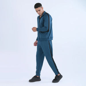 Vêtements de sport personnalisés de haute qualité pour hommes Jogging Survêtements Zip up Training Joggers Polyester Winter Tracksuit - Product Image 6