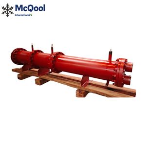 Recipientes de condensador de intercambiador de calor de carcasa y tubos altamente recomendados y capacidad de hasta 260RT para área industrial - Product Image 4