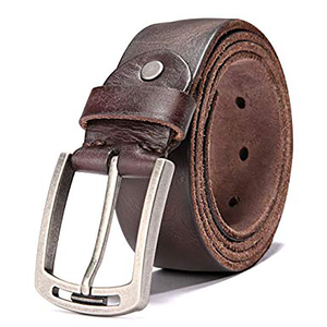 Ceinture en cuir pour homme Ceinture réversible Ceinture habillée chic Boucle ardillon réglable pour homme Cadeau respirant avec OEM respirant - Product Image 2