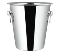 Meilleure vente de seau à glace en métal de style unique en forme ronde avec capacité personnalisée idéal pour les bars mariages utilisation de refroidissement du vin