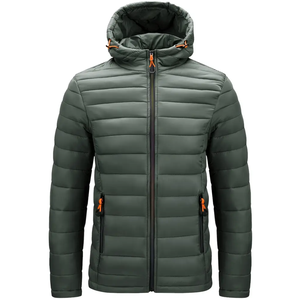 Chaqueta de Invierno Personalizada, Chaqueta Acolchada Informal de Manga Larga, Ropa de Abrigo para Exteriores, Tendencia - Product Image 6