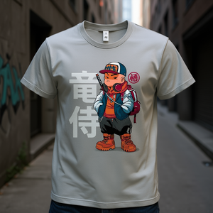 T-shirts promotionnels Urban Samurai Dragon - Product Image 3