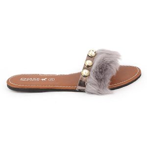 รองเท้าแตะเด็กผู้หญิง (001) - สีเทา - Product Image 2