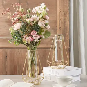 Vase à fleurs de table en fer, design côtier, finition lisse, artisanal, écologique, décoration artisanale pour la maison, Zahid Exports - Product Image 2