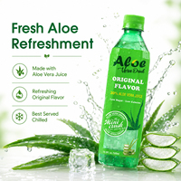 Offre Spéciale boisson à l'aloe vera aromatisée à l'usine chinoise contient de la pulpe d'aloe vera véritable 500ml boisson