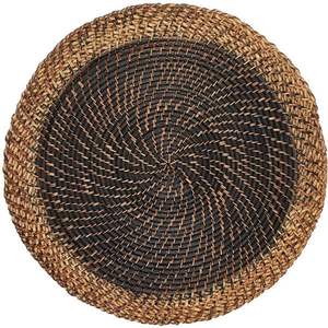 Wholesale Best Selling Handmade Rattan Blue <b>Round</b> Placemat Natural Woven <b>Table</b> <b>Mat</b> For Dining <b>Table</b> Kitchen And Restaurant Decor - Product Image 4