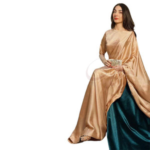 Nouveau style, sari traditionnel de haute qualité pour femmes, en coton et soie, léger, séchage rapide, personnalisable, toutes saisons, Diwali - Product Image 2