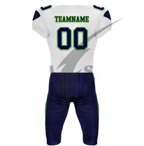 Uniforme de Fútbol Americano Sublimado de Diseño Personalizado, Tela Elástica en Cuatro Direcciones de Primera Calidad que Absorbe el Sudor, Ropa Deportiva para Equipos de Fútbol Americano - Product Image 1