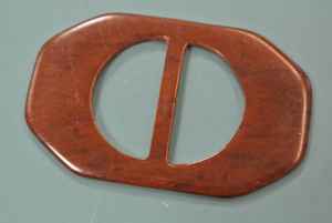 Hebilla de cinturón ajustable redonda de resina de colores surtidos tamaño personalizado para ropa y bolsos uso logotipo impreso - Product Image 2