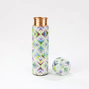 Superfine Luxueux Qualité Cuivre Imprimé Bouteille D'eau Top Vente Standard Conçu Potable Top Eau Bouillante Applicable - Product Image 1