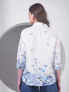 เสื้อเชิ้ตทำงานผ้าฝ้ายดิร์ล 100% แบบกระดุมครึ่งตัว สวมใส่ง่าย ดูแลรักษาง่าย พร้อมโลโก้ ป้องกันรังสียูวี เสื้อเชิ้ตทำงานลำลองสำหรับผู้ชาย - Product Image 3