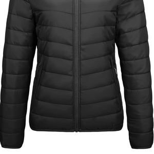 Chaqueta de plumón ultraligera de buena calidad, chaqueta acolchada con capucha para mujer, chaqueta acolchada ligera al por mayor - Product Image 2
