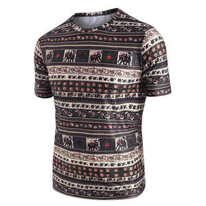 Camisetas sublimadas Camisetas impresas personalizadas Hombres Camisetas de sublimación 3D Camisetas de sublimación de manga corta Hombres - Product Image 1