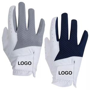 Gants de golf en cuir véritable de couleur personnalisée, dernière mode, pour hommes, avec logo personnalisé, meilleure qualité et prix raisonnables - Product Image 1