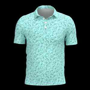 Polo de poliéster con sublimación para hombre, logotipo personalizado, ajuste atlético de secado rápido, adecuado para golf, tenis o ropa corporativa - Product Image 1