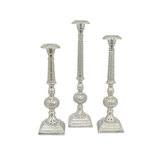Silver 5 Arm Metal <b>Candelabra</b> for Wedding and Event Decoration - Product Image 6