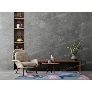 Abstract Marble Printed <b>Rug</b>: Modern, Decorative, Large, Entryway, Bath, Outdoor,Chenille <b>Rug</b> - Product Image 3
