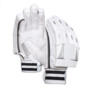 Gants de cricket blancs élégants avec protection avancée - Product Image 2
