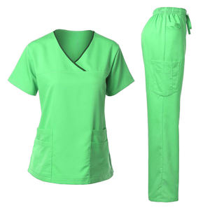 Wholesale Stretchy <b>Nurses</b> Uniform Tops Stylish <b>Scrubs</b> Uniforms Tops for Women Hospital Medical <b>Scrub</b> Tops Shirts Pants - Product Image 1