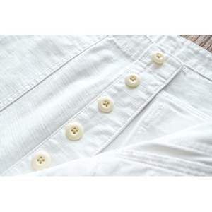 Pantalones de panadero para hombre, pantalones de trabajo de carga transpirables con parte delantera plana de lona de Pakistán, cintura media elástica, ajuste holgado, aspecto informal, multibolsillos - Product Image 5