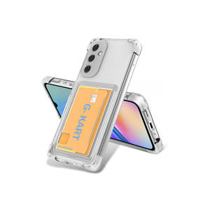 Coque en silicone transparente antichoc avec porte-cartes et dissipation thermique pour Samsung Galaxy A15 A53 A34 A03S A24 – Conception Airbag - Product Image 1