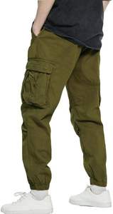 Personalizado 100% algodón Denim camuflaje pantalones de cuerpo completo Real hombres Jeans pantalones caza camuflaje carpintero pantalones hombres - Product Image 3