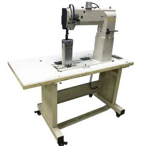 Máquina de coser industrial de doble aguja GT-8365 de poste alto, construcción de acero, para plástico, bricolaje, bolsos de cuero, sofás, muebles, OEM - Product Image 3