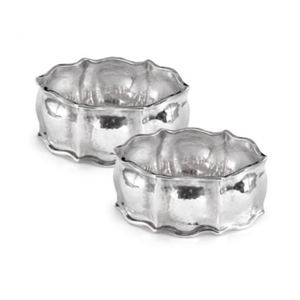 Rond de serviette en aluminium au design simple Décoration de table en métal Vaisselle Améliore l'expérience culinaire Rond de serviette - Product Image 1