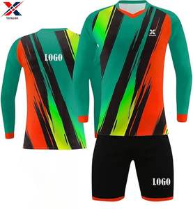 Ensemble de maillots de football pour hommes 2026, personnalisable, respirant, à manches courtes, en tissu à séchage rapide pour tenue d'équipe - Product Image 5