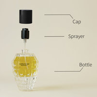 Personnalisé 10 ml 15 ml 30 ml 35ml 50 ml 50 ml pour hommes belle bouteille de parfum vide en verre pour femme avec boîte