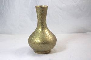 Florero de aluminio artesanal único con revestimiento de latón y patrón de diseño para regalo y Decoración Para precio de venta de exportación - Product Image 2